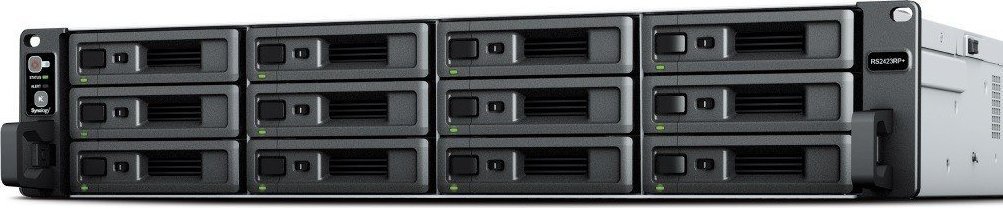 File server Synology RS2423RP+, 2U, 12 slote, gri
