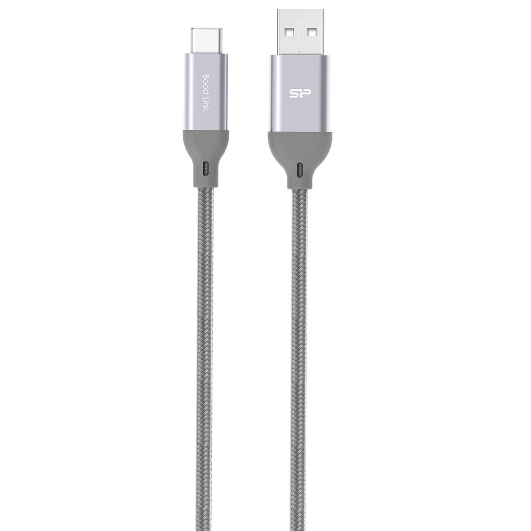 Kabllo USB-A në USB-C, 1m, USB 3.0, i hirtë