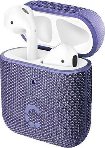 Këllëf mbrojtës Cygnett TekView për Apple Airpods 1/2, vjollcë
