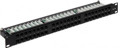 Patch panel Delta PP-48/RJ/C, 48 porta RJ-45, 1U, i zi