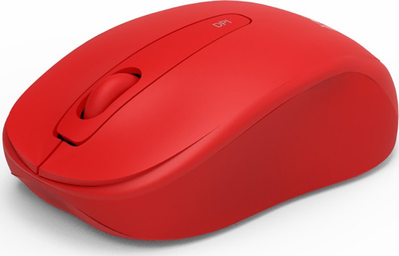 Mouse wireless Inca IWM-331RK, optik 1600 DPI, ambidextrous, i kuq