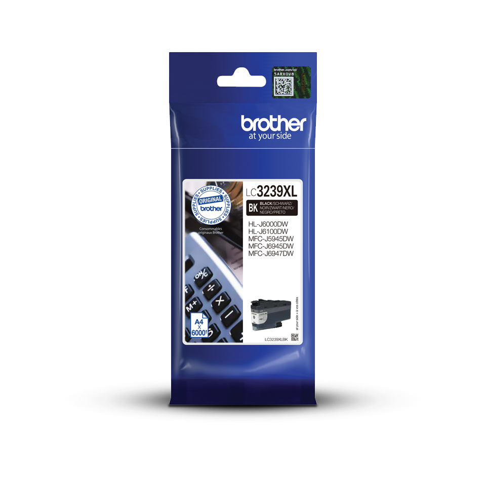 Ngjyrë për printer Brother LC-3239XLBK, 6000 faqe, e zezë
