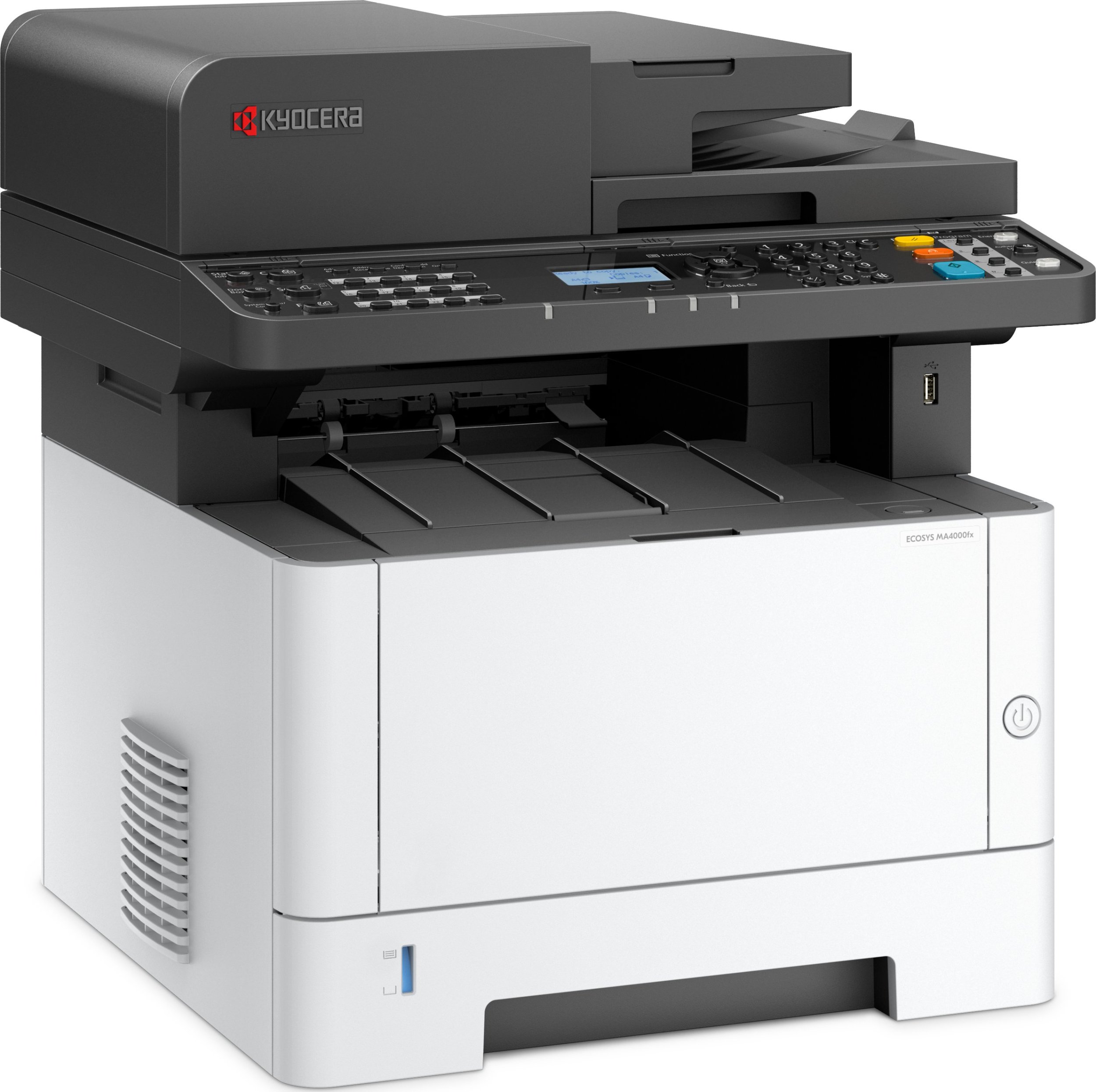 Printer multifunksional Kyocera ECOSYS MA4000fx, laser A4, 40 fpm, i bardhë