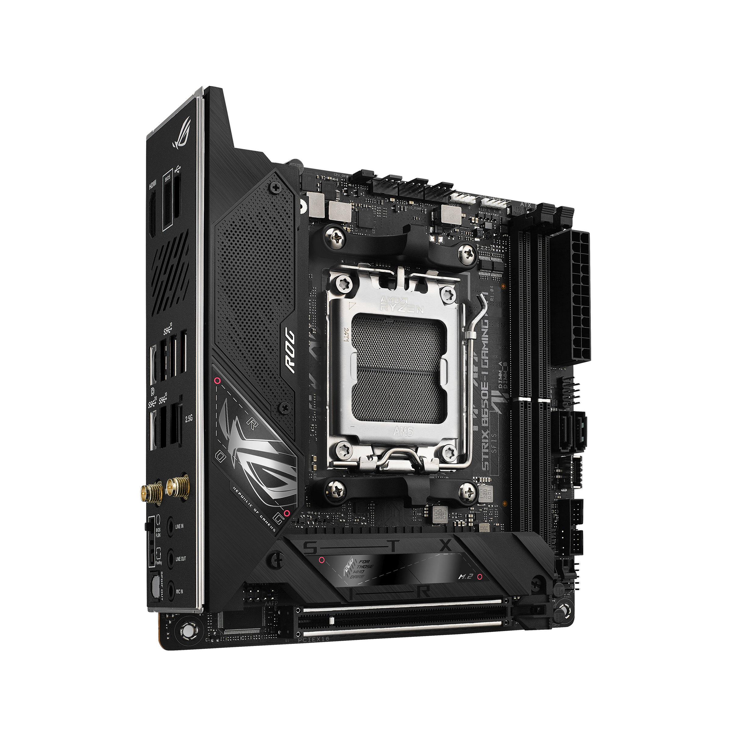 Pllakë amë ASUS ROG STRIX B650E-I GAMING WIFI, AM5, mITX 2