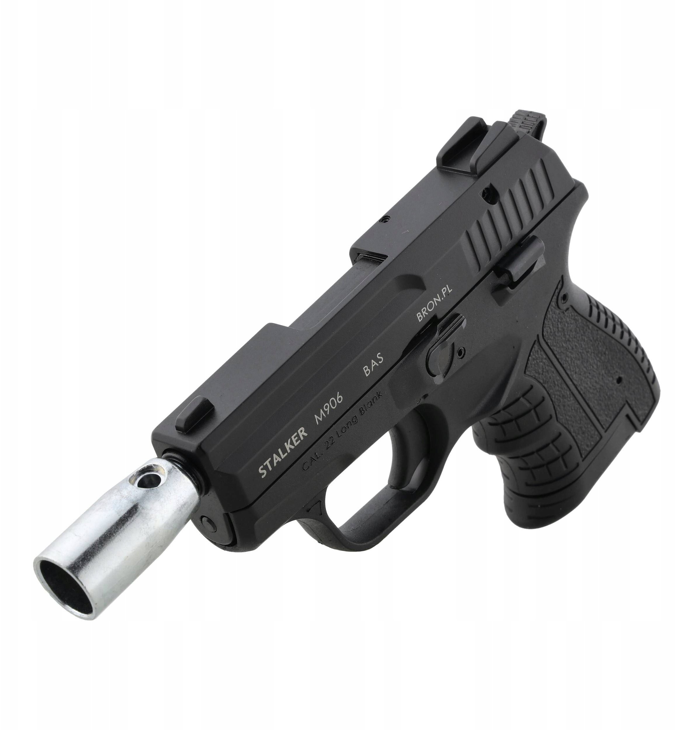 Pistoletë alarmi STALKER M 906 BAS, kalibër deri 6 mm, e zezë