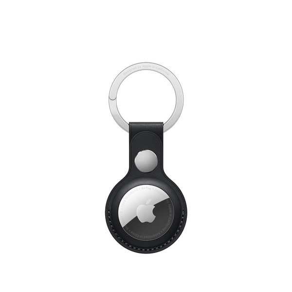 Apple AirTag Leather Key Ring, Midnight