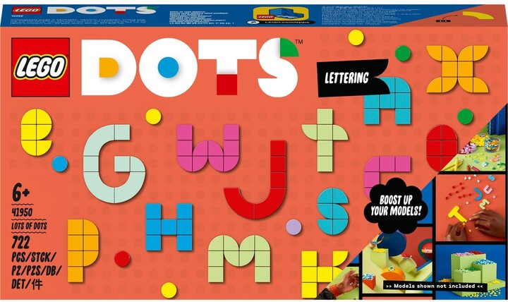 Set LEGO® DOTS 41950 Flood of DOTS pieces - shkronja, 722 pjesë