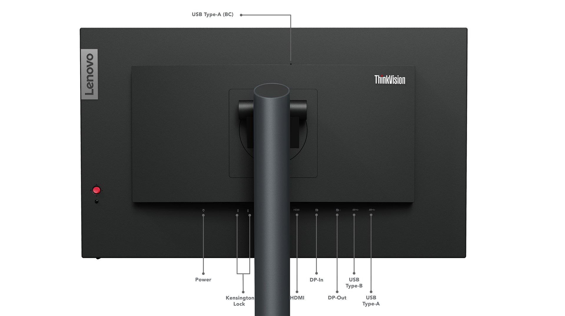 Monitor Lenovo ThinkVision P24q-30, 23.8", QHD, i zi