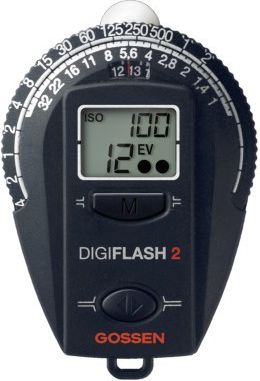 Ekspozimetër Gossen Digiflash 2 H263A, matje drite digjitale, ekran LCD, gri