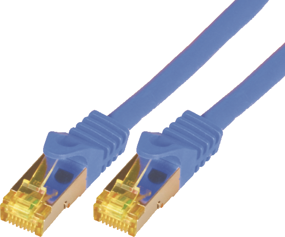 Kabllo interneti Mcab Patchcord, CAT7, S-FTP, PIMF, LSZH, 5m, e kaltër