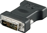 Adaptuer AV MicroConnect MONJK, DVI A në VGA, i zi