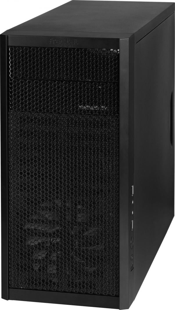 Kuti kompjuteri Fractal Design Core 1000, MIDI Tower, USB 3.0, e zezë