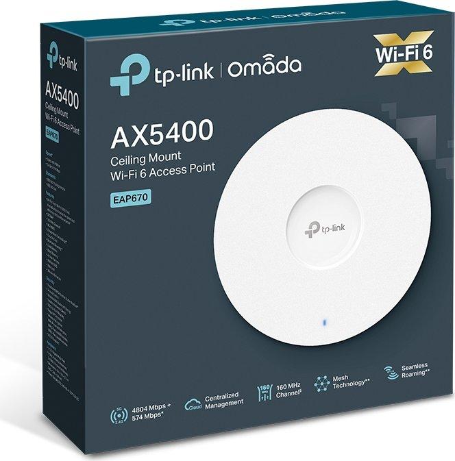 Access Point TP-Link EAP670, i bardhë