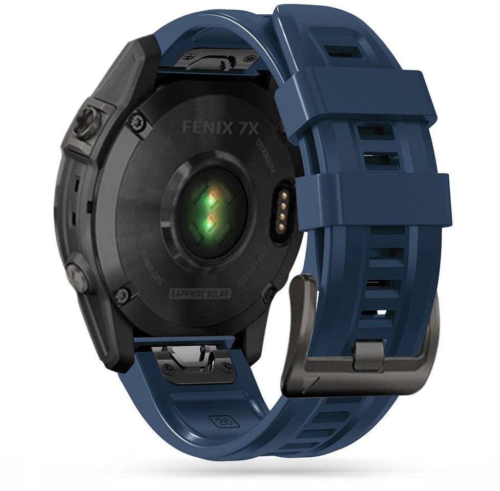 Rrip ore Tech-Protect Iconband Garmin Fenix 3 5X 3HR, TPU, Quick Fit, blu navy