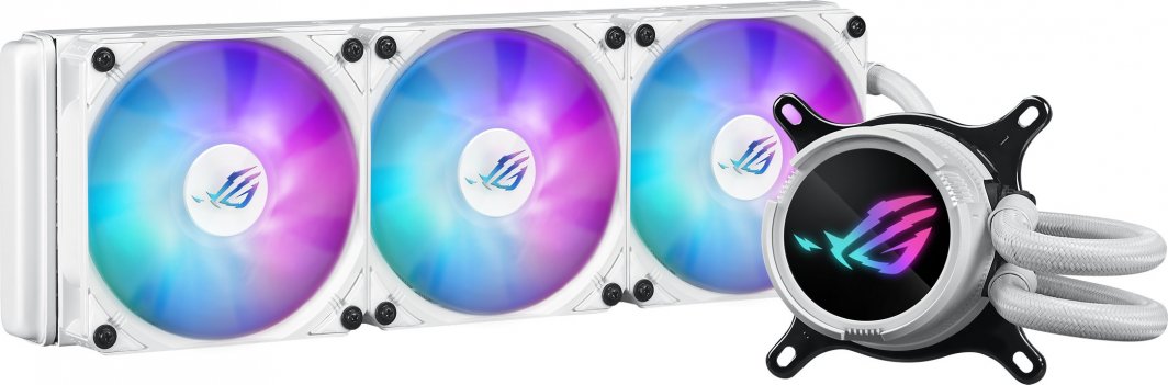 Ftohës për procesor ASUS ROG Strix LC III 360 ARGB, White Edition, 360mm