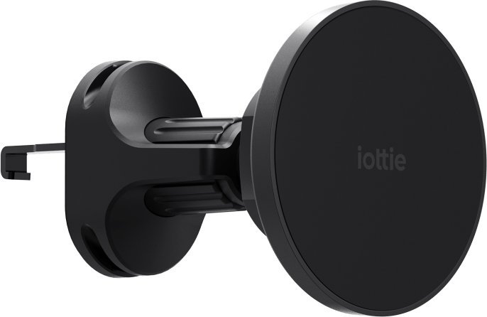Mbajtëse telefoni për veturë iOttie iTap 3, MagSafe, për grilë ajri, carbon e zezë