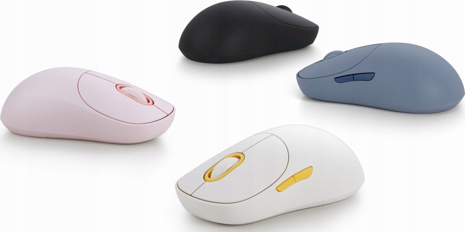Mi Xiaomi Wireless Mouse 3, pa tela, 1200 DPI, rozë