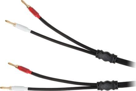 Kabllo audio Kruger&amp;Matz KM0334, konektorë banana, 3m, e zezë
