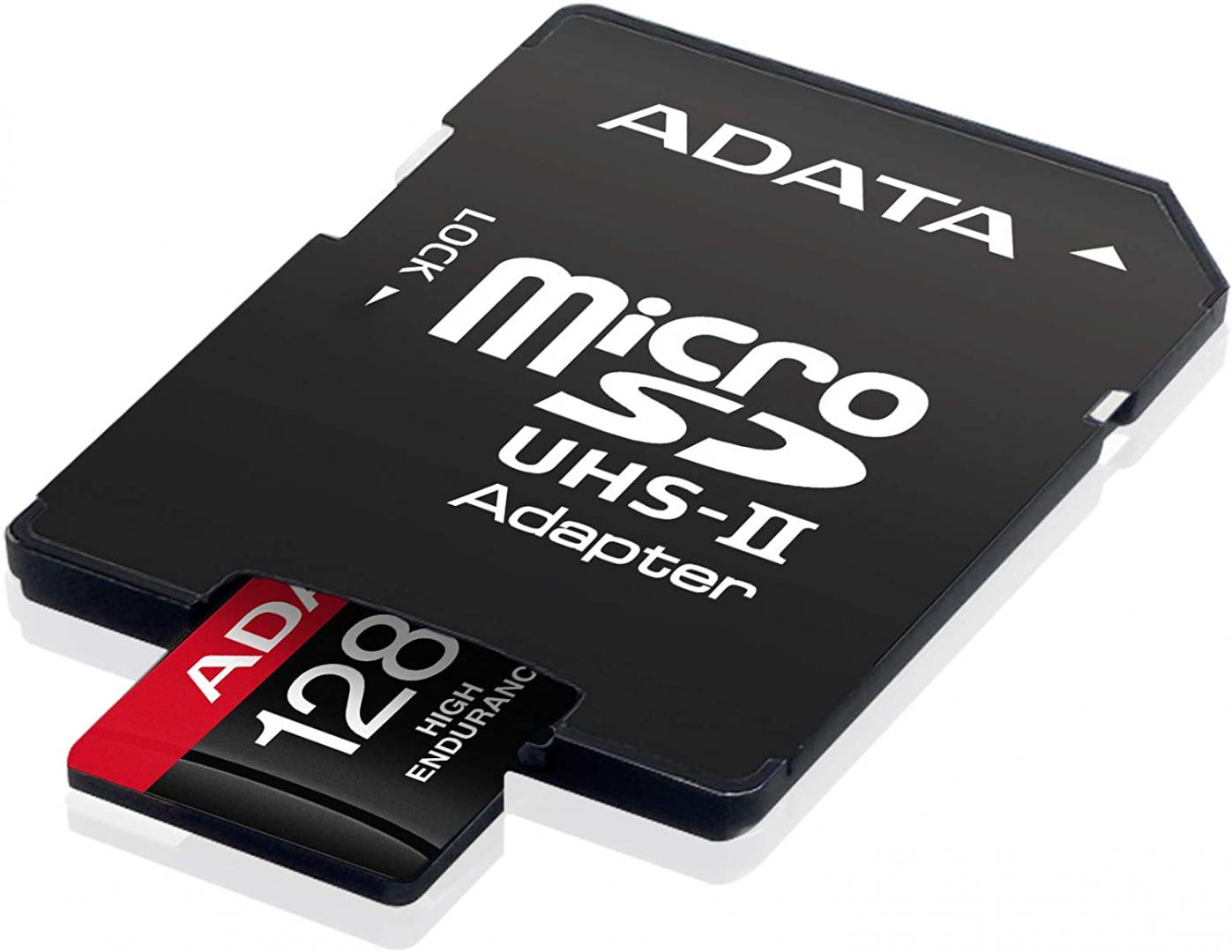 Kartë memorie ADATA High Endurance microSDXC, 128GB, Class 10 UHS I U3 A2 V30