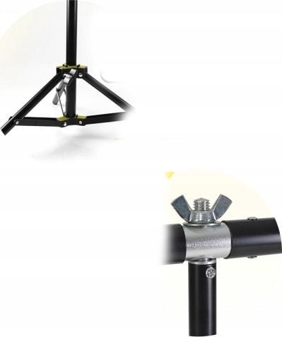 Set stativ për sfond fotografik Puluz Atelier T, traversë 200cm, stativ 200cm, me 4 kapëse