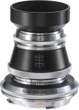 Lente për kamerë Voigtlander Heliar Leica M, 50 mm f / 3.5, e zezë