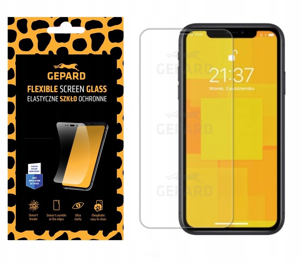 Mbrojtës ekrani Gepard Flexible Glass, për Xiaomi 13, transparent
