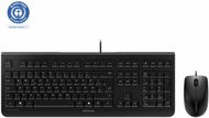 Set tastierë dhe maus Cherry DC 2000, me kabllo USB, për zyrë, i zi