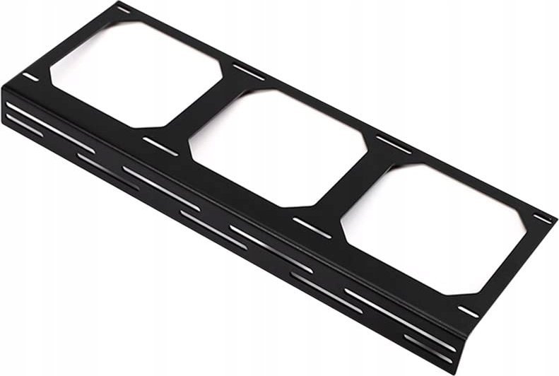 Mbajtëse radiator Barrow 360mm, për ftohje me ujë, e zezë