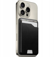 Portofol magnetik Nomad Leather Mag Wallet, Find My Tracking, MagSafe, i zi