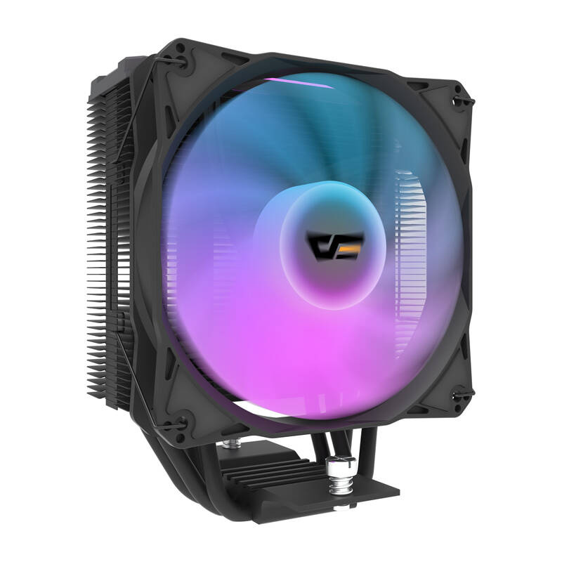 Ftohës procesori Darkflash Z4 Pro Mist, 120mm ARGB, 200W TDP, i zi