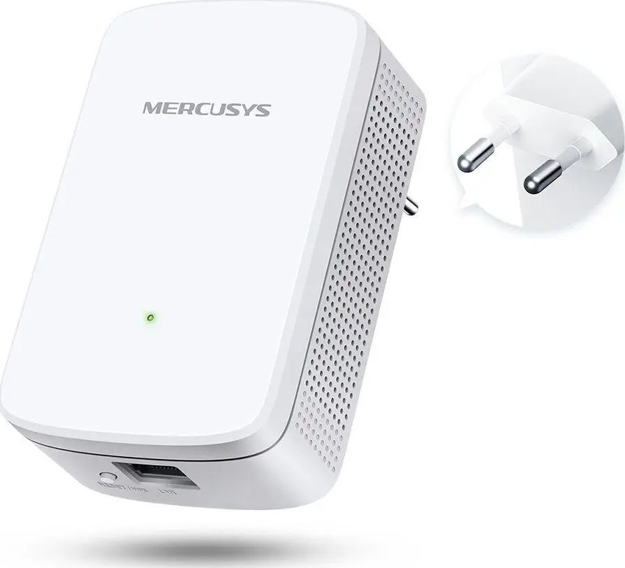 Zgjerues WiFi Mercusys ME10, 300 Mbps, me WPS, i bardhë