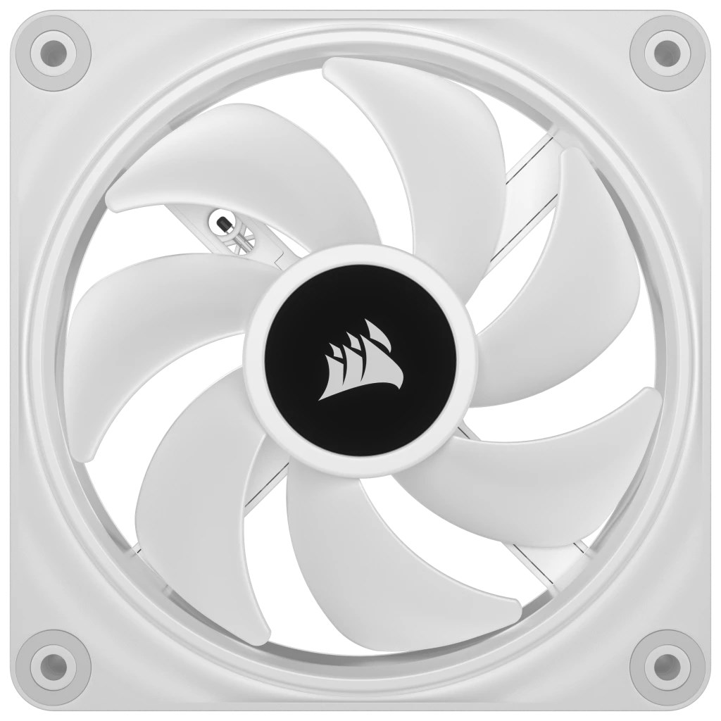 Ventilatorë Corsair iCUE LINK QX120, RGB, 120mm, Triple Kit, i bardhë