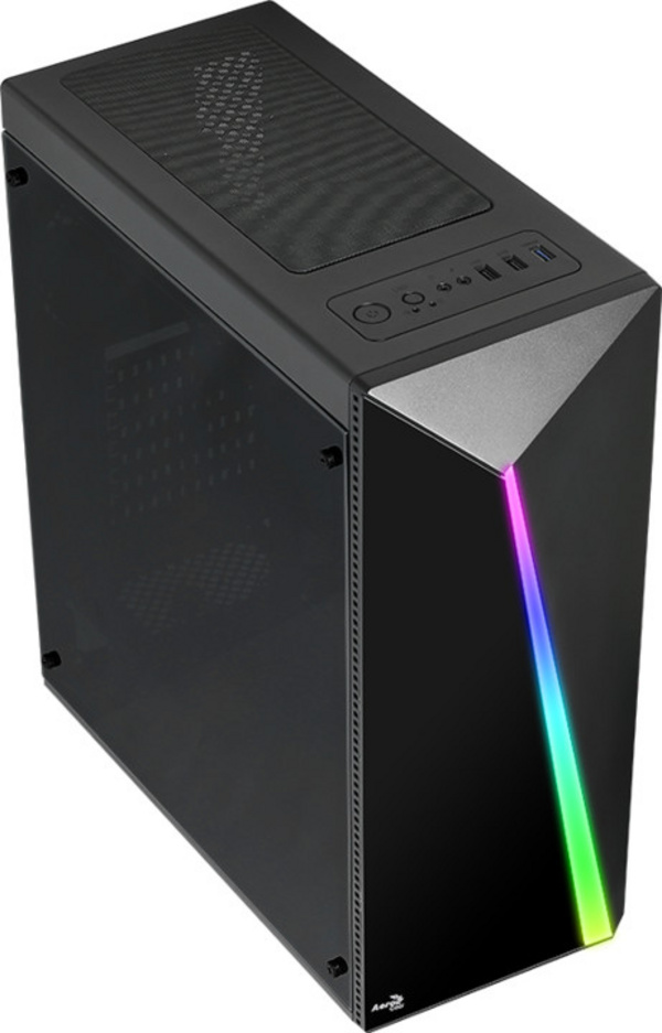 [OUTLET] Kasë kompjuterike Aerocool Shard RGB Midi-Tower, e zezë