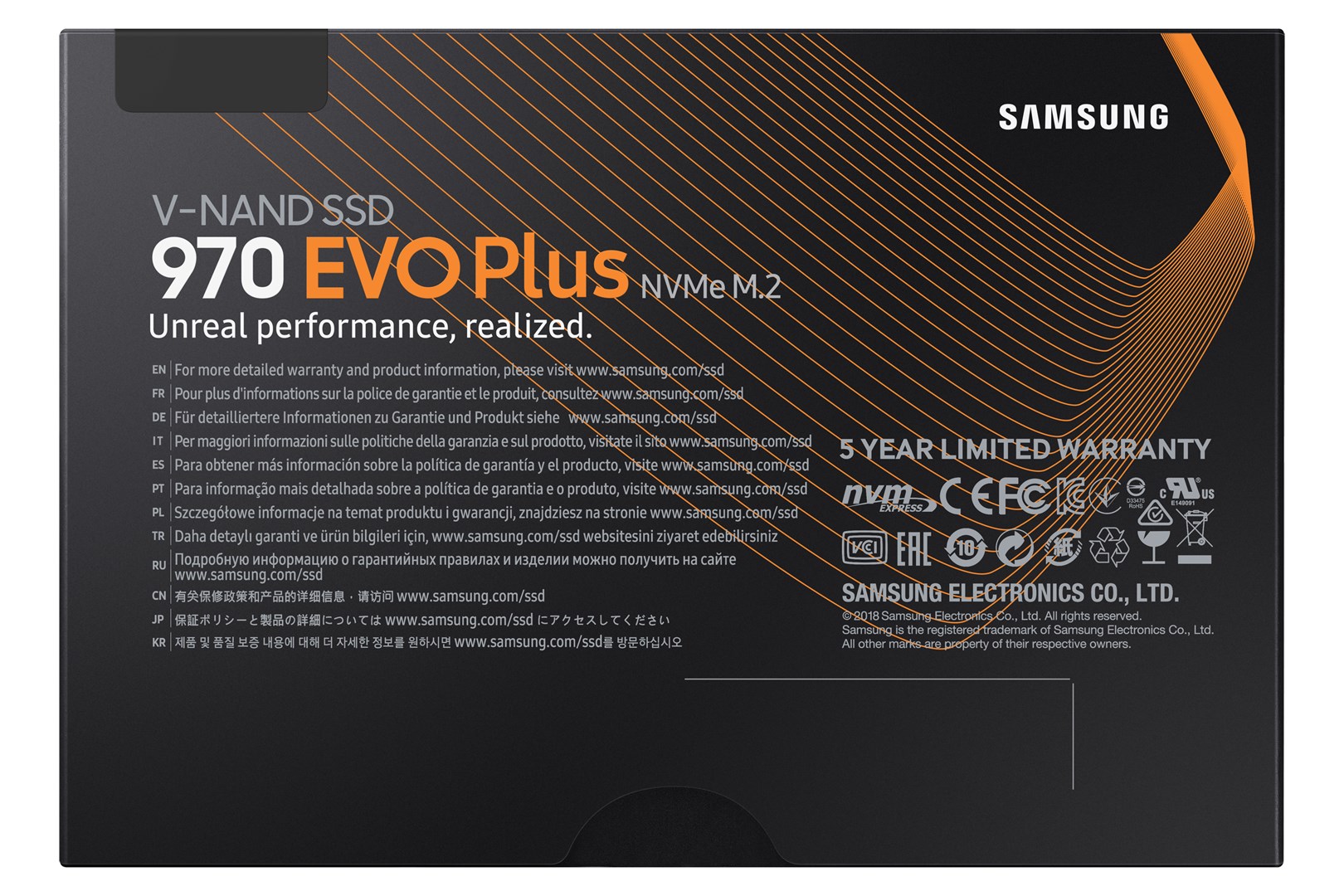 Disk SSD Samsung 970 EVO Plus, 250GB, M.2 PCIe 3.0, 3500MB/s, e zezë