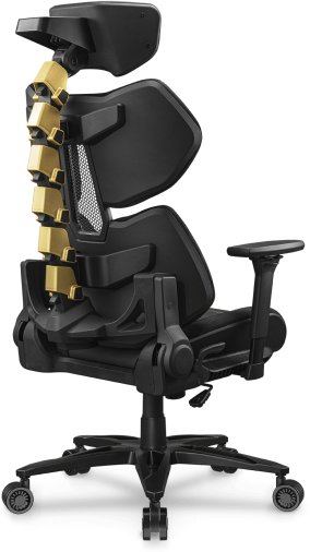 Karrige gaming Cougar Terminator Elite, ergonomike, me krahë të rregullueshëm, e artë