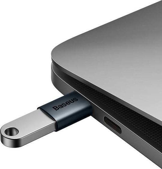 Adapter OTG Baseus Ingenuity ZJJQ000003, USB C në USB 3.1, 10 Gbps, blu