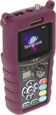 Matës sinjali satelitor Spacetronik S-22, DVB-S/S2/S2X, ekran 2.4", portokalli