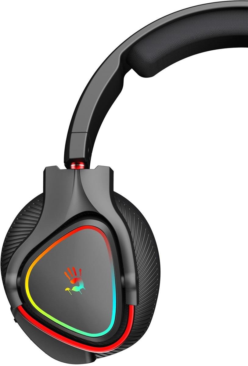 Kufje gaming wireless A4Tech Bloody MR710, Bluetooth, me mikrofon, të zeza