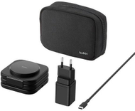 Karikues udhëtimi Belkin 3 në 1 Magnetic Foldable, i zi
