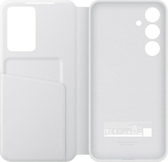 Këllëf telefoni Samsung Galaxy S24 FE Smart View Wallet EF-ZS721CWEGWW, portofol, i bardhë