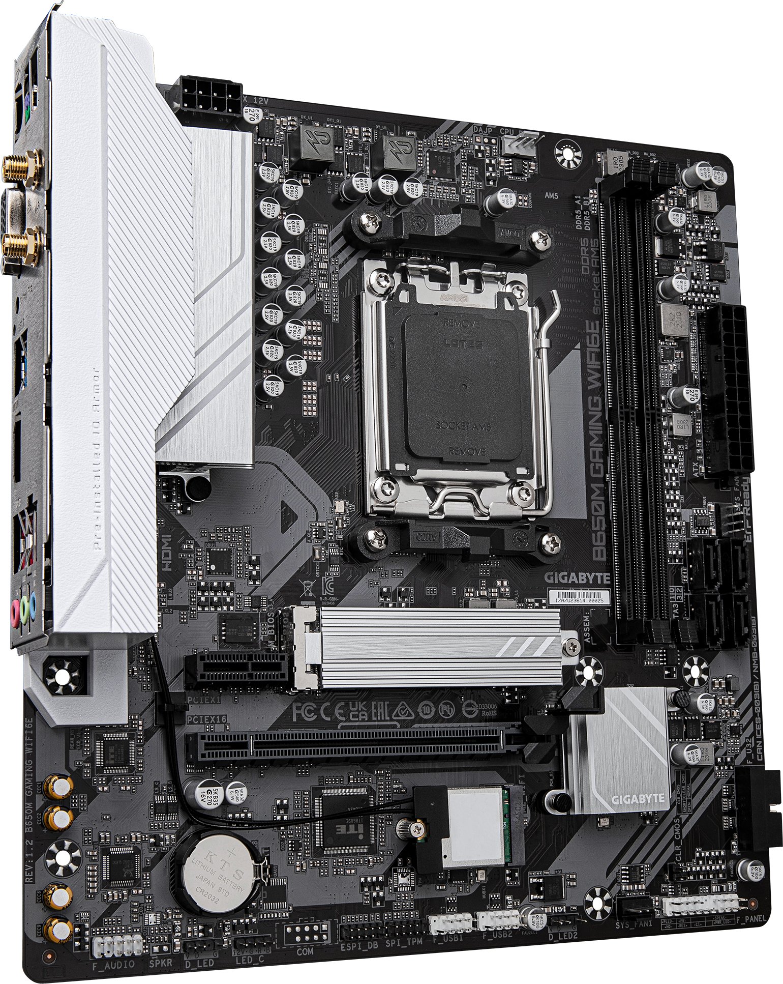 Pllakë amë Gigabyte B650M Gaming WIFI6E, AMD AM5, DDR5, WiFi 6E