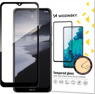 Stakll xhami Wozinsky për Nokia 2.4, 9H, mbrojtje e plotë, i zi