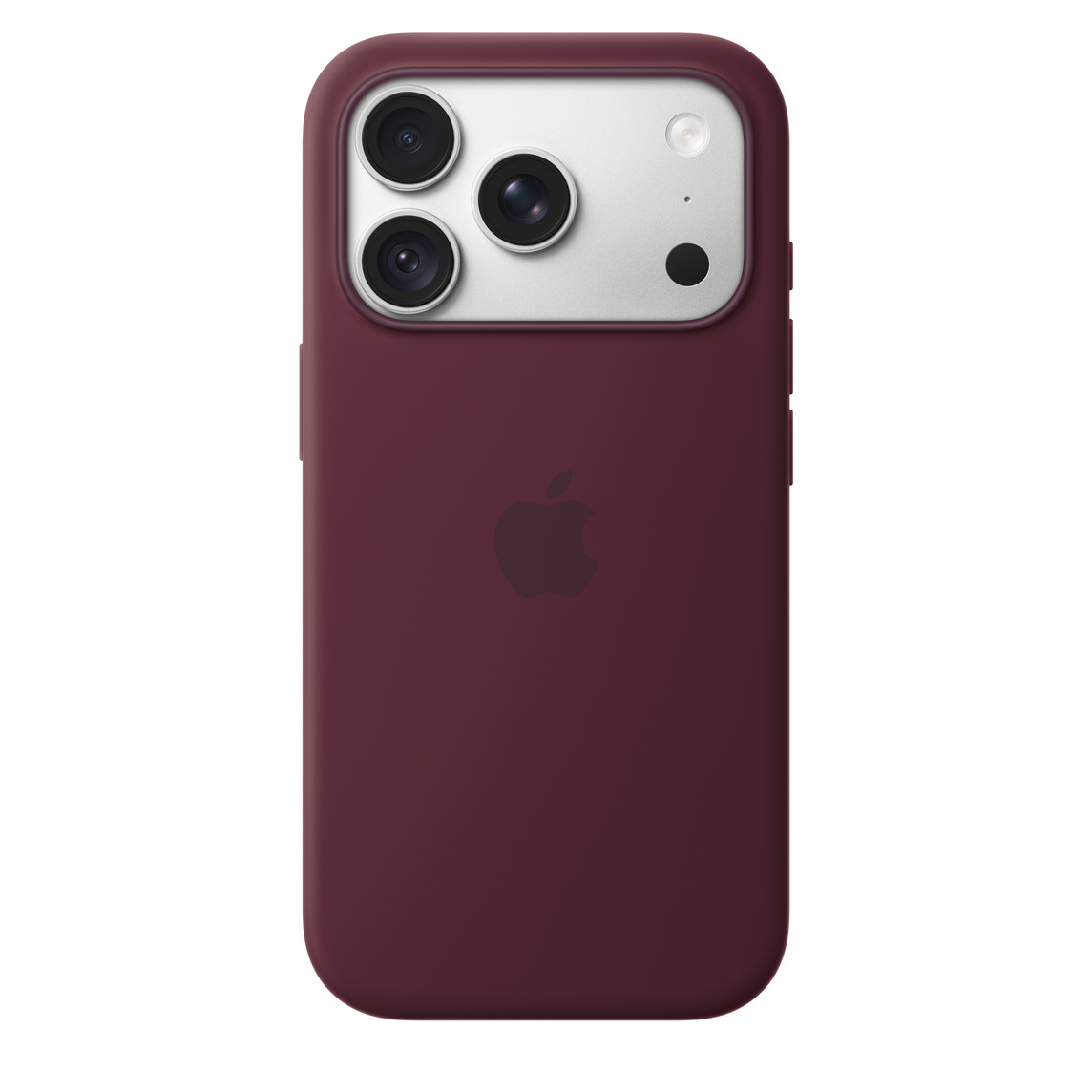 Apple iPhone 18 Pro Silicone Case with MagSafe, Burgundy