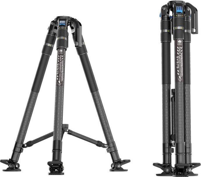 Tripod video SIRUI SVS75 Rapid System, One Step Height Adjustment, ngjyrë e zezë