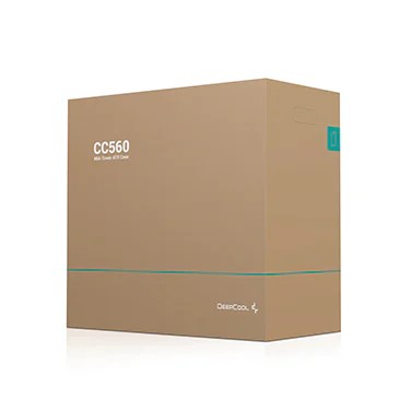 Kasë Deepcool CC560 Mesh v2, midi tower, ARGB, e zezë