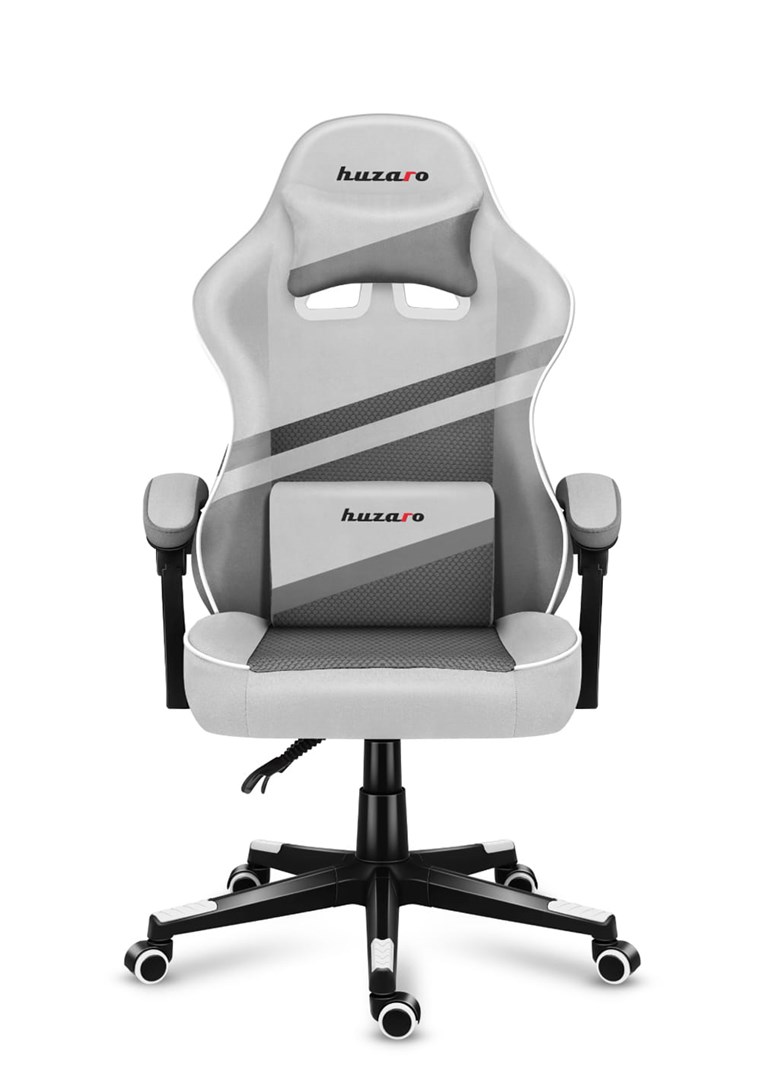 Karrige lojërash Huzaro Force 4.4, 130 kg, e bardhë