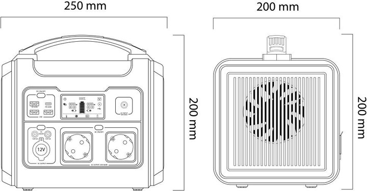 Stacion karikimi EZVIZ CN040, 600W