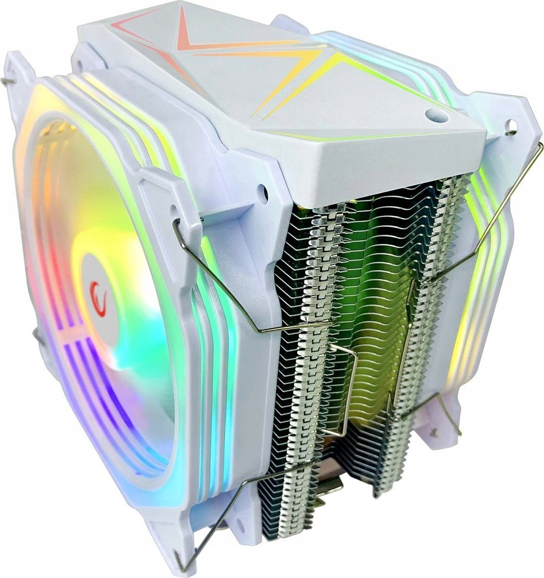 Ftohës CPU Rampage OCTAGON C60 ARGB, 2x 120mm, Intel AMD, i bardhë