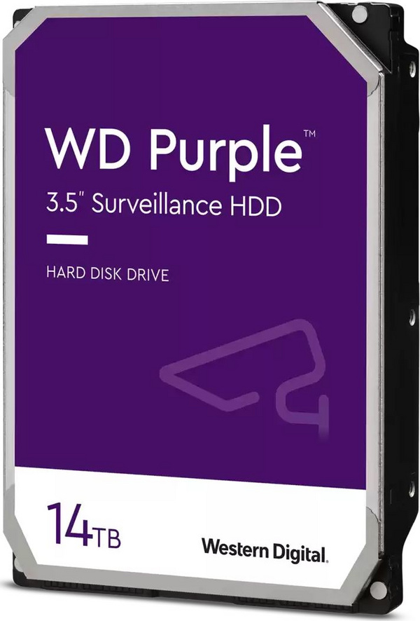 Disk i serverit Western Digital Purple, 14 TB, 3,5 ", SATA III (6 Gb / s) (WD140PURZ)
