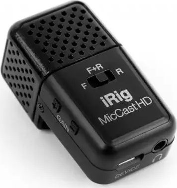 Mikrofon IK Multimedia iRig Cast HD, portativ, për smartphone dhe tablet